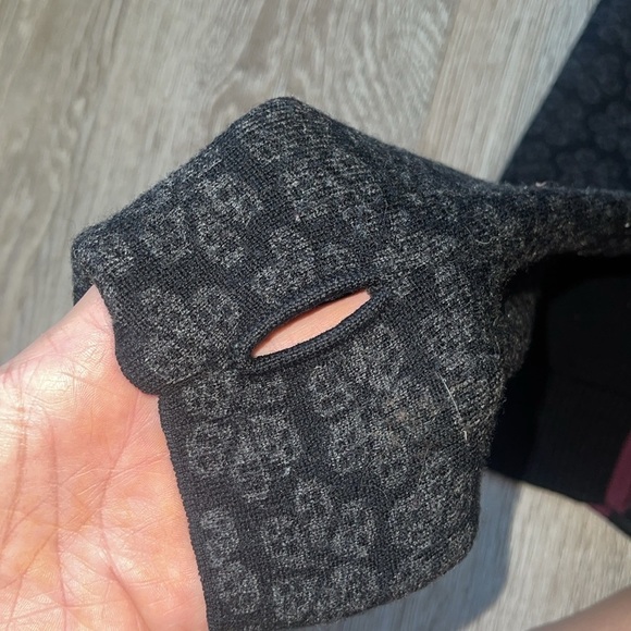 Smartwool Zip Up Sweater size Large flower print 100% merino wool black gray - Picture 11 of 11